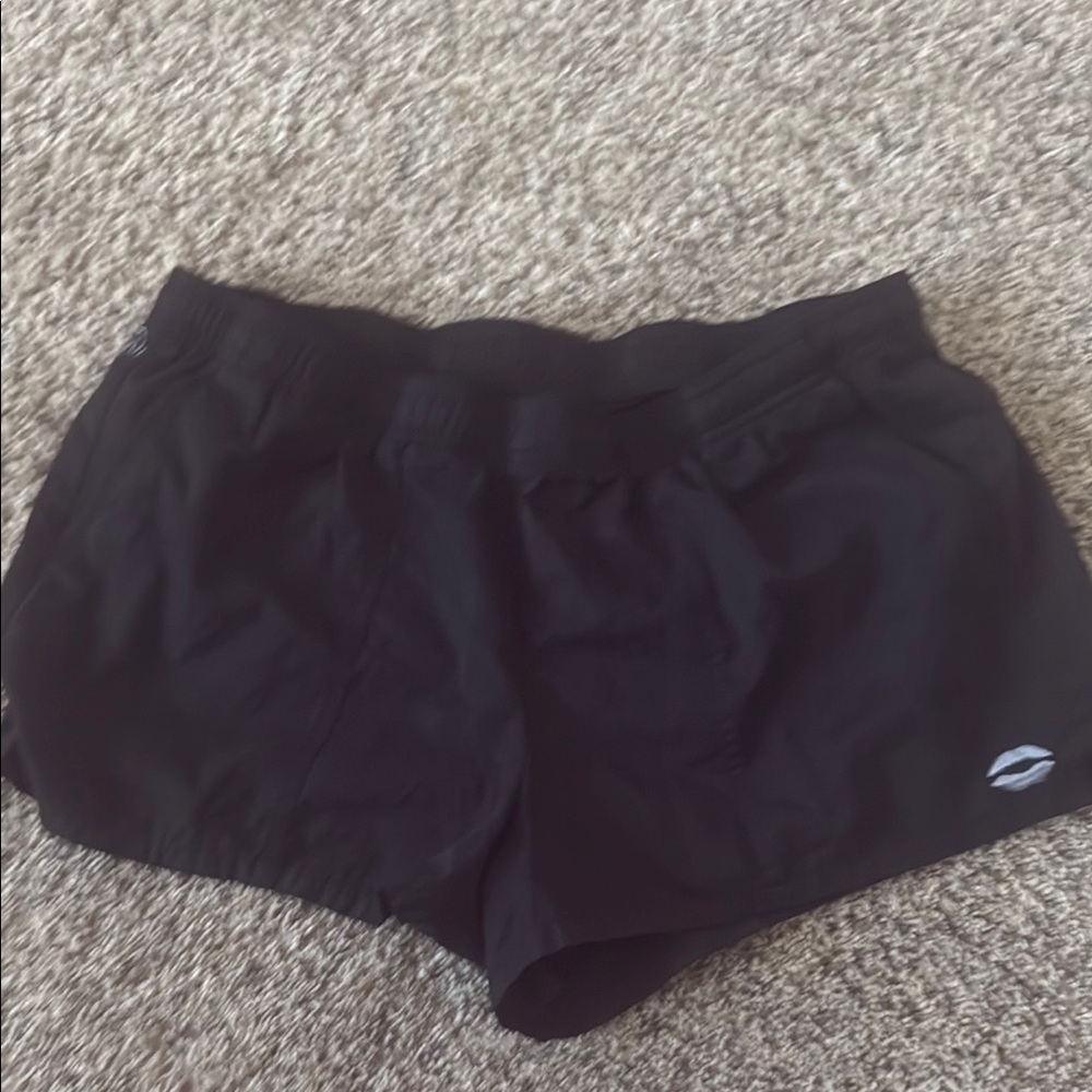 DIXXON Jet Black Women's Athletic Shorts
